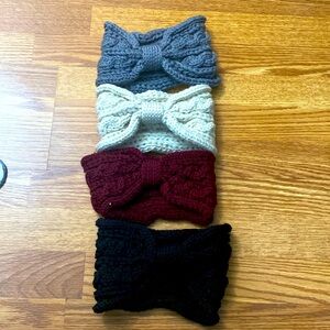Pack of 4- Winter Headbands Knitted
